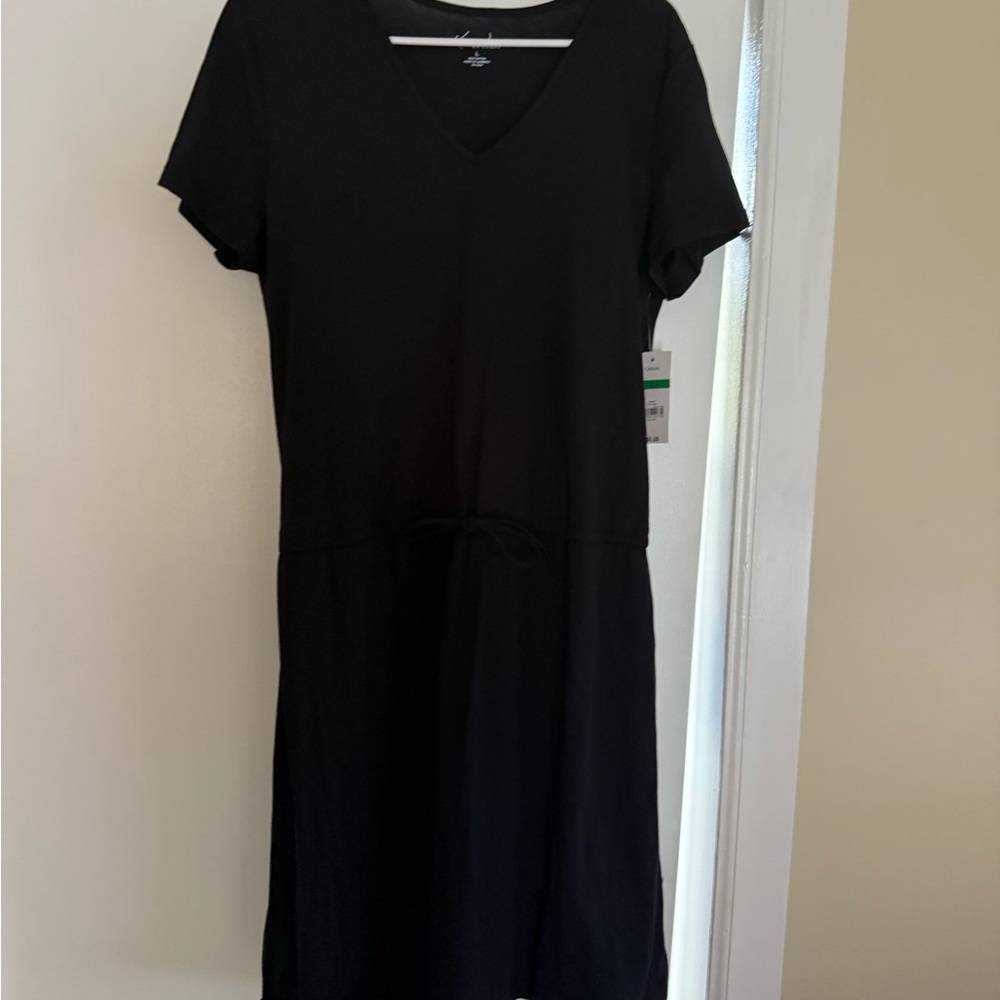 Kim Rogers Black Midi Dress